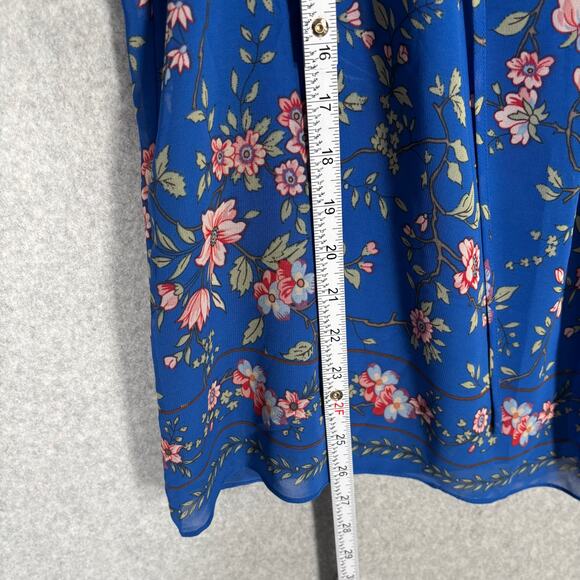 Max Studio Tank Top Medium Flowy Cottage Farmhouse Feminine Mediterranean Resort - Picture 6 of 11